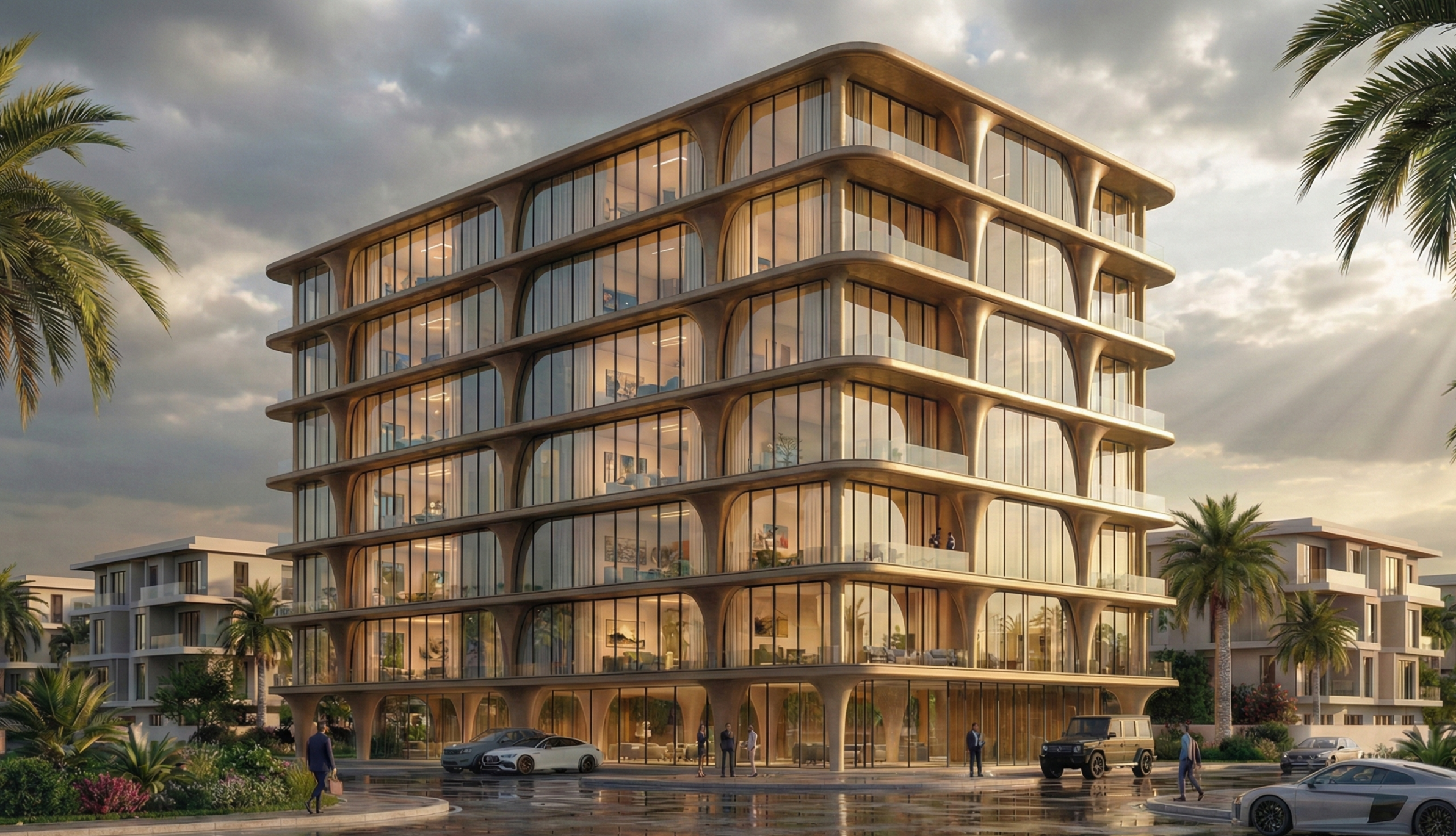 Dubai Islands — mixed-use development, horizontal layering, Dubai