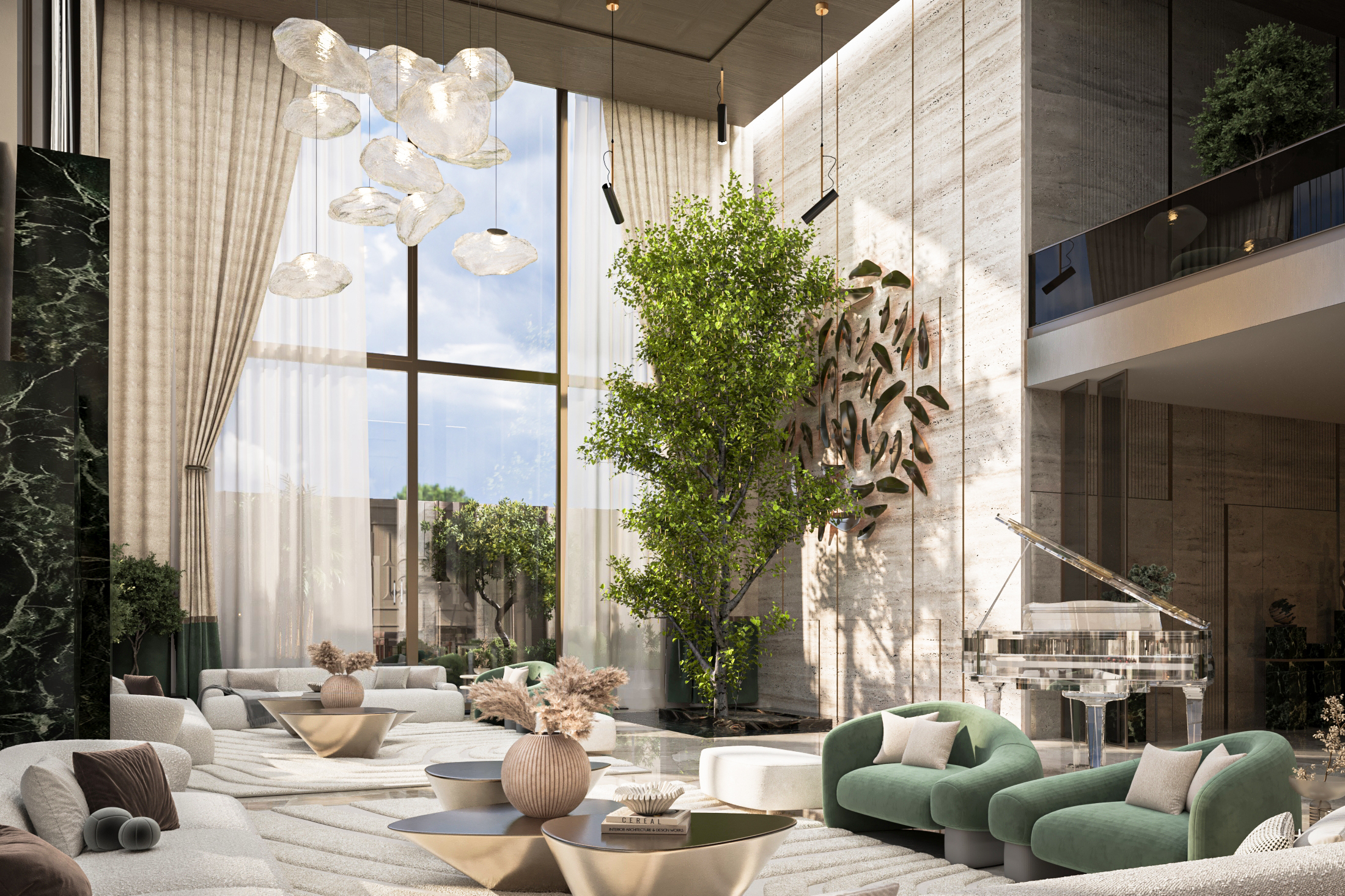 Private Residence Living Room — Jumeirah, Dubai